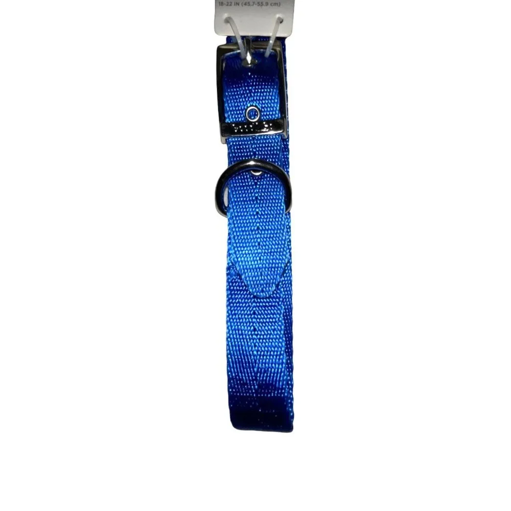 NWT Good2Go Good 2 Go Nylon Adjustable Buckle D-Ring Dog Collar L - XL 18